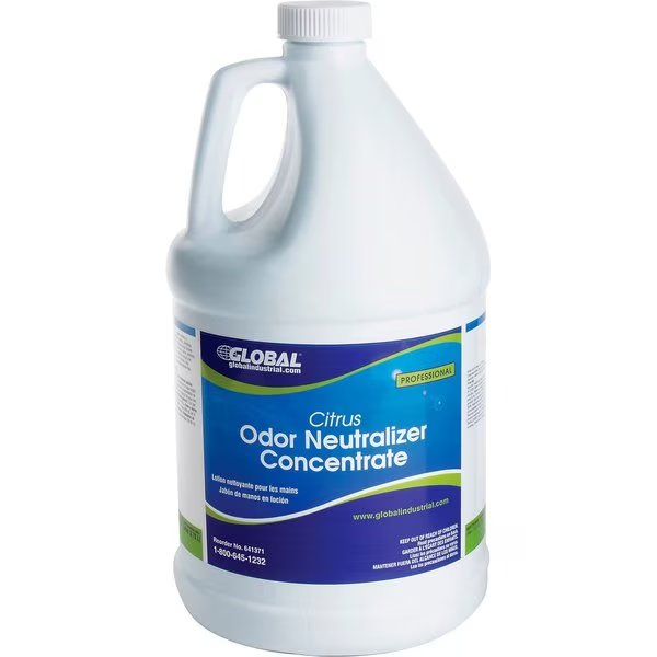 Odor Neutralizer Concentrate, Citrus, 1 Gallon Bottles, 4PK, Global Industrial, Mfr#: 641371